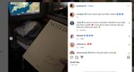 Prescott sends a sweet message to fiancée Sarah Jane’s family moments post/@_4dak